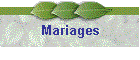 Mariages